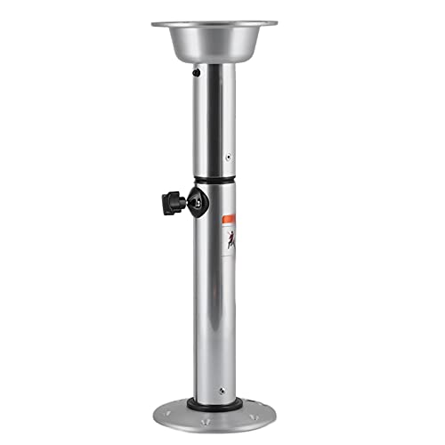 Emoshayoga Telescopic Pedestal, Telescopic 22‑28in Table Pedestal Kit Save Space with City for Motorhomes for Marine Yachts for Station Wagons Motorhomes