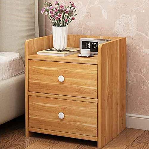 ZHAOLEI Simple Bedside Table Bedroom Locker, Wooden Locker Cabinet Bedside Table Drawer Bedroom Furniture