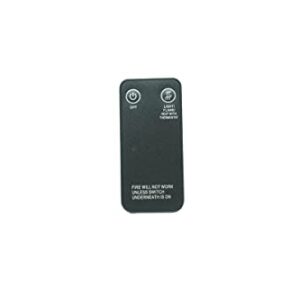 Replacement Remote Control for Burley Egleton 170R-BL 160R-SS 170R-SS & Burley Overton 175R-SS 175R Electric Fireplace Infrared Quartz Space Heater