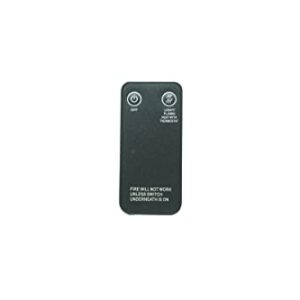Replacement Remote Control for Burley Egleton 170R-BL 160R-SS 170R-SS & Burley Overton 175R-SS 175R Electric Fireplace Infrared Quartz Space Heater