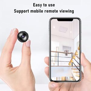 crgrtght Mini WiFi Cameras,Wireless Cameras 2.4G WiFi,Built in Battery,Hd 1080P Home Security Cameras,Smart Cameras with Night Vision,Outdoor Surveillance Camera