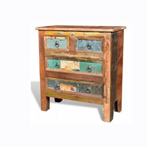 maxcbd nightstand bedside table drawer cabinet reclaimed cabinet solid wood with 4 drawers wooden cabinet with 4 drawers offers you storage storage tower dresser