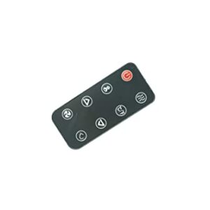 Replacement Remote Control for Comfort Glow QF4714R EF5675R Electric Fireplace Infrared Quartz Space