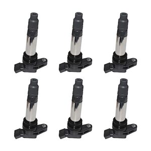 6pcs 30684245 ignition coil compatible with volvo s80 s60 v70 xc60 xc70 xc90 306842450 compatible with land rover freelander 2 06-14 lr002954 6g9n12a366