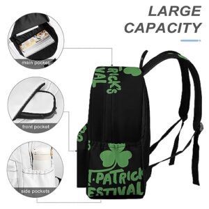 St Patrick's Day Auckland Backpack Lightweight Laptop Backpack Business Bag Casual Shoulder Bags Daypack for Women Men