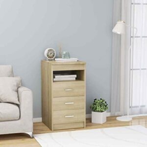nightstand bedside table drawer cabinet drawer cabinet 15.7"x19.7"x29.9" cabinet is crafted from a quality board making it sturdy and long-lasting storage tower dresser