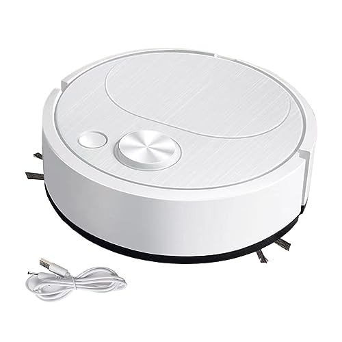 Robotic Vacuum Cleaner, Floor Cleaner Robot, Robot Vacuum Cleaner, 3-In-1 Energy Saving USB Charging Sweeping Robot with Special Suction Technology, Low-Noise Sweeping Machine for Efficient Cleaning