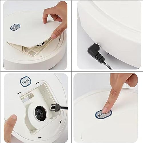 Robotic Vacuum Cleaner, Floor Cleaner Robot, Robot Vacuum Cleaner, 3-In-1 Energy Saving USB Charging Sweeping Robot with Special Suction Technology, Low-Noise Sweeping Machine for Efficient Cleaning