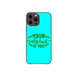 your only limit is you motivational positive woke pattern art design anti-fall and shockproof gift iphone case (iphone xr)