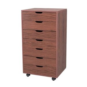 Nightstand Bedside Table Drawer Cabinet Wooden Storage Chests Cabinet 7-Drawer Dresser Storage For Bedroom Furniture Multifunctional Storage Shelves Sturdy & Durable Construction Storage Tower Dresser