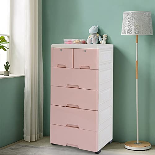 Nightstand Bedside Table Drawer Cabinet 6 Drawer Dresser Shelf Cabinet Storage Closet Organizer Home Bedroom Modern and Elegant Look Storage Tower Dresser