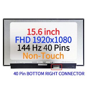 15.6" for Lenovo Saver Y7000P 144Hz Screen Replacement LCD 40Pins FHD 1920(RGB)*1080 Display Panel Non-Touch