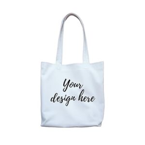 personalized tote bag, canvas tote bag with customizable pictures and text, reusable grocery bag
