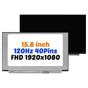 15.6" Screen Replacement for Lenovo Legion S7-15ACH6 82K8 165Hz LCD Display Panel 40Pins FHD 1920(RGB)*1080 Non-Touch