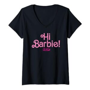 Barbie The Movie - Hi Barbie! V-Neck T-Shirt