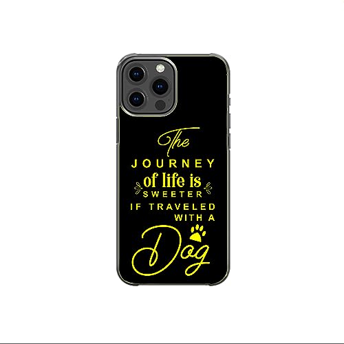 The Journey Of Life Is Sweeter If Traveled With A Dog Pattern Art Design Anti-Fall and Shockproof Gift iPhone Case (iPhone XR)