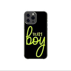 Team Boy Sweet Cute Sarcastic Funny Pattern Art Design Anti-Fall and Shockproof Gift iPhone Case (iPhone XR)