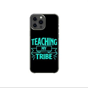 teaching my tribe sweet inspirational pattern art design anti-fall and shockproof gift iphone case (iphone xr)