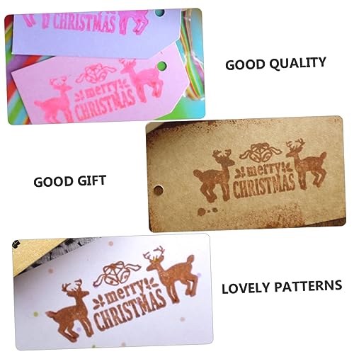 Abaodam Christmas Wooden 6 Pcs Christmas Deer Seal Making Stamp Christmas Album Christmas Stamper Wooden Craft Stamp DIY Stamper for Stamps Gift Seal Stamps Wood Stamper Elk Cake