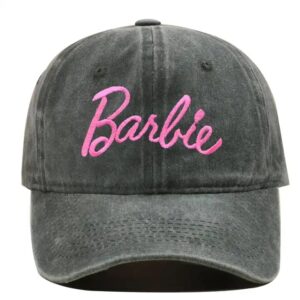 trendy adjustable baseball hat for girls and women (black)