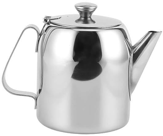 Premium Stainless Steel Tea Kettle - Grade Pot Durable Coffee Pot & with Short - Round Water Pot for Restaurants