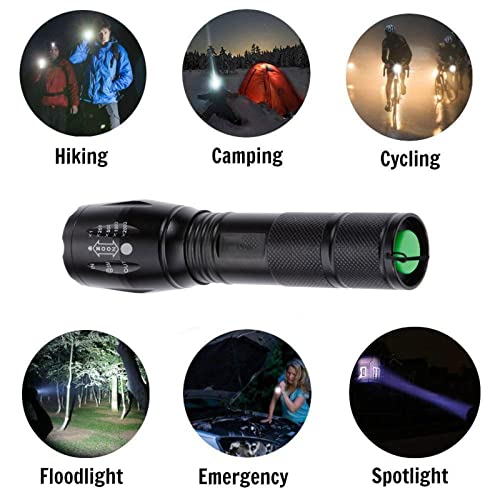 VATTEA Flashlights Flashlight Q5 Mini Torch Lanterna Tactical Flashlight Zoomable Waterproof Protable Outdoor Camping Bike Light