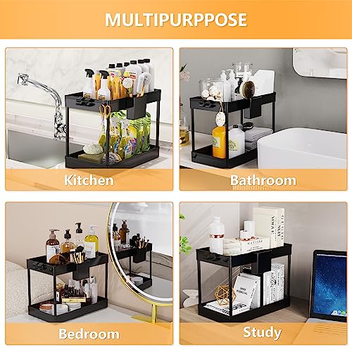 Johamoo Instant Dry Sink Organizer & Under Sink Organizer Set