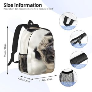 QQLADY funny dog Travel Backpack for Women Men Carry On Backpack Water Resistant 15inch Laptop Backpack Hiking Casual Bag Backpack