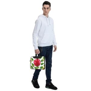 Red fruit Laptop Bag Men Women Computer Bag 15.6in Shoulder Messenger Bag Briefcase Business Work Bags Purse