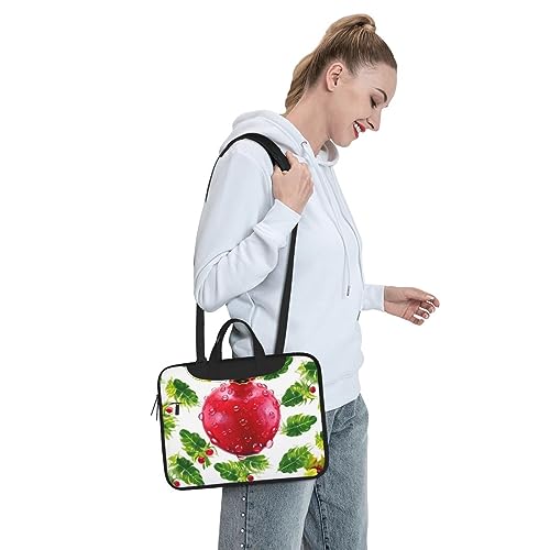 Red fruit Laptop Bag Men Women Computer Bag 15.6in Shoulder Messenger Bag Briefcase Business Work Bags Purse