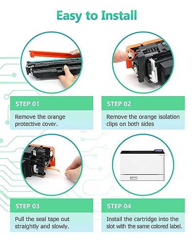 069 Toner Cartridge Replacement for Canon 069H for imageCLASS MF753Cdw MF751Cdw LBP674Cdw Printer ( 5 Pack )