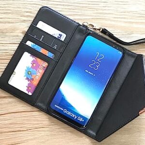 Turtle phone leather wallet case for iPhone X XS XR 11 12 13 14 Pro Max Samsung S23 S22 S21 S20 Ultra Note 20 10 Plus Mn1336