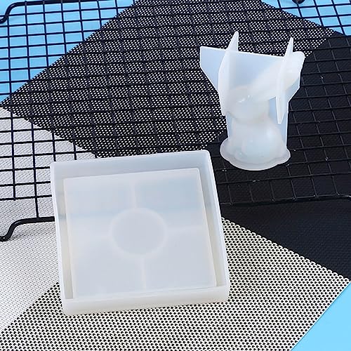 Rabbit Tray Resin Mould,Jewelry Storage Tray Mould Fruit Serving Plate Silicone Mould Resin Casting Mold for Desk Decor