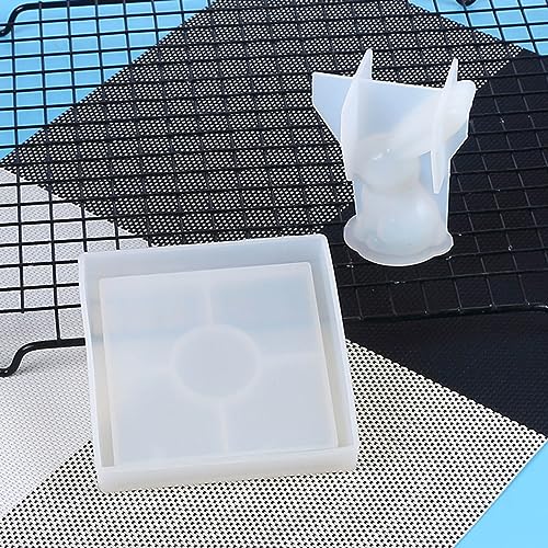 Rabbit Tray Resin Mould,Jewelry Storage Tray Mould Fruit Serving Plate Silicone Mould Resin Casting Mold for Desk Decor