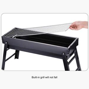 Barbecue Grill Folding Portable Charcoal Outdoor Camping Picnic Burner Foldable Charcoal Camping Barbecue Oven