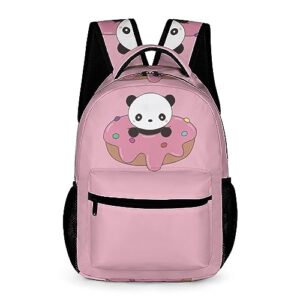 funnystar cute donuts and panda laptop backpack cute daypack for camping shopping traveling