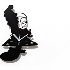 Smoking Caterpillar Silhouette Wall Clock - Alice and Wonderland - Wonderland Party - Alice's Adventures - Alice Decor - Funny Gift Ideas