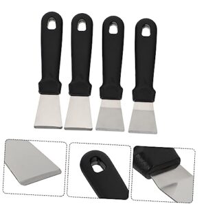 GANAZONO 4PCS deicing Shovel Freezer ice Scoop mininfridge Stainless Steel Fridge ice Scraper for Freezer Household Tools Tile Mini refridgerator Kitchen Gadget Refrigerator Small Tools pp