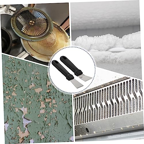 GANAZONO 4PCS deicing Shovel Freezer ice Scoop mininfridge Stainless Steel Fridge ice Scraper for Freezer Household Tools Tile Mini refridgerator Kitchen Gadget Refrigerator Small Tools pp