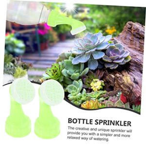 GANAZONO 16 Pcs Watering Can Nozzle Spray Bottle Sprinkler with Rose Head Watering Bottle Cap Nozzle Bottle Cap Sprinkler Portable Water Kettle Mini vase Plastic Water jug Bottle Sprinklers