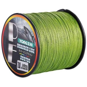 300m 500m super strong 12-72lb 4 strands multifilament pe braided wire fishing line