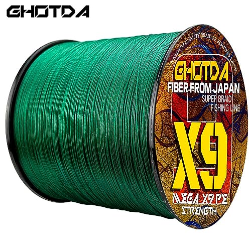 Braided Fishing Line 9 Strands 8 Strands PE Multicolor Fishing Lines Braid 500m Strong Strength Fish Line 18LB-100LB