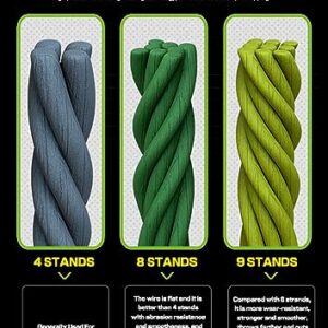 Braided Fishing Line 9 Strands 8 Strands PE Multicolor Fishing Lines Braid 500m Strong Strength Fish Line 18LB-100LB