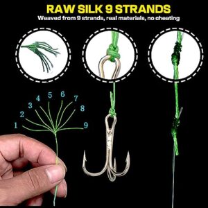 9 Strands Higher Smoothness 500M Fishing Line 20-100LB New Technology Special Coating Braided Woven Wire