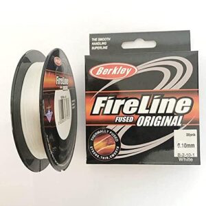 fireline berkley beading line fishing line,6-60lb 300yd (300yard white,6lb 0.1mm)