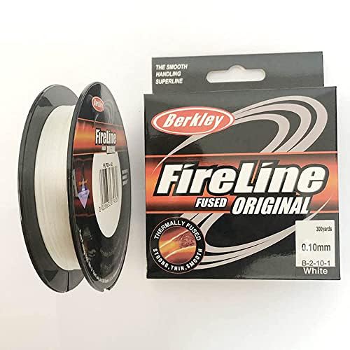 Fireline Berkley Beading Line Fishing Line,6-60lb 300yd (300Yard White,6LB 0.1mm)