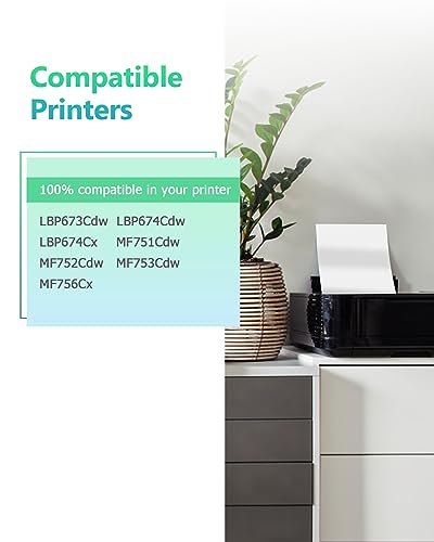 069 Toner Cartridge Compatible Replacement for Canon 069H for imageCLASS MF753Cdw MF751Cdw LBP674Cdw Printer (3 Pack)