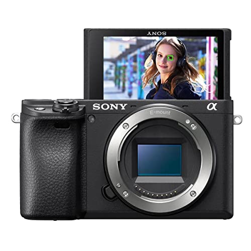 Sony Alpha a6600 Camera Body, Bundle with 32GB Memory Card & Reader, Extra Battery & Charger, Carrying Case