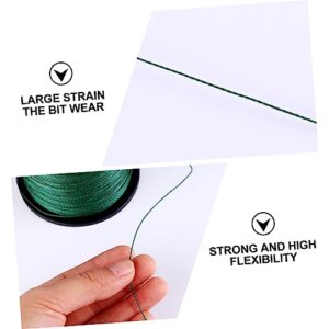 Unomor 3pcs 4 Fishing line Beading Craft line Stealth Braid Fishing Tool Diamond Braid Fishing Braid Fishing Wire Power pro line 4 Strands Fishing Supply pe Weave Fishing Rope Sensitive