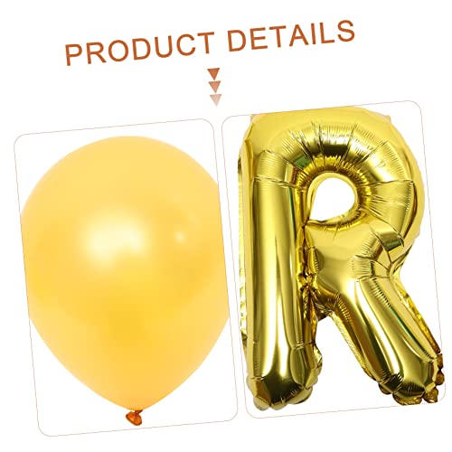 Totority 5 Sets balloon party decorations golden balloons baby balloons gold tablecloth birthday confetti balloons birthday latex balloons girl birthday party decorations birthday balloons